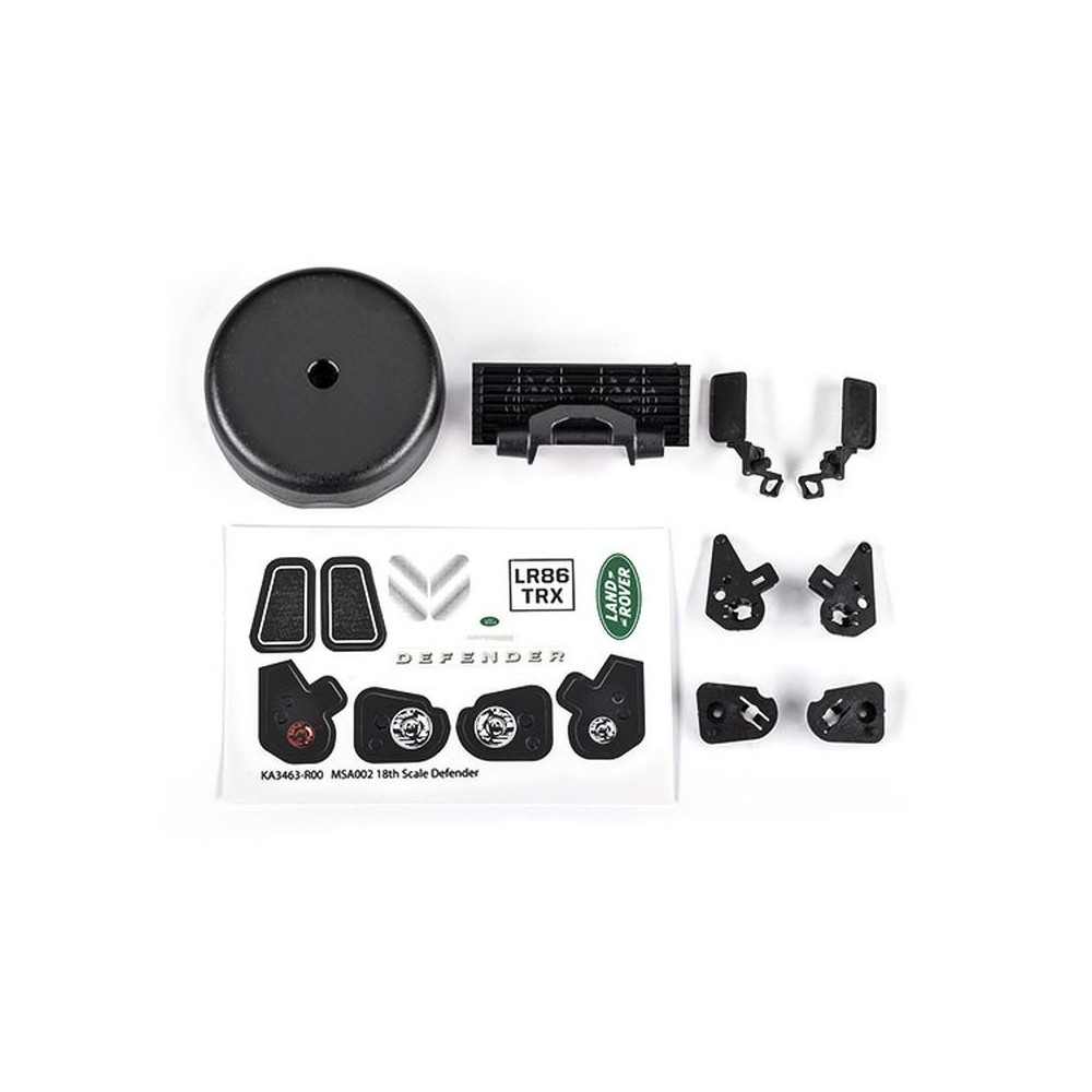 Traxxas side Grille mirrors (left-right) and accessories TRX9720 Traxxas side Grille mirrors (left-right) and accessories TRX9720