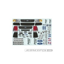 JConcepts 1997 Ford F-150 MT body with racerback and visor 7 width & 13 wheelbase JCO0304