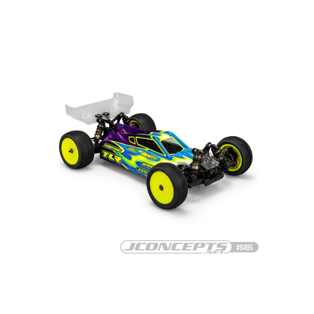 JConcepts P2 - TLR 22X-4 body with carpet turf wing - light weight JCO0495L JConcepts P2 - TLR 22X-4 body with carpet turf wing - light weight JCO0495L