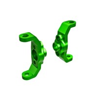 Bloques de inclinación aluminio 6061-T6 verde anodizado izquierdo y derecho Traxxas TRX9733-GRN