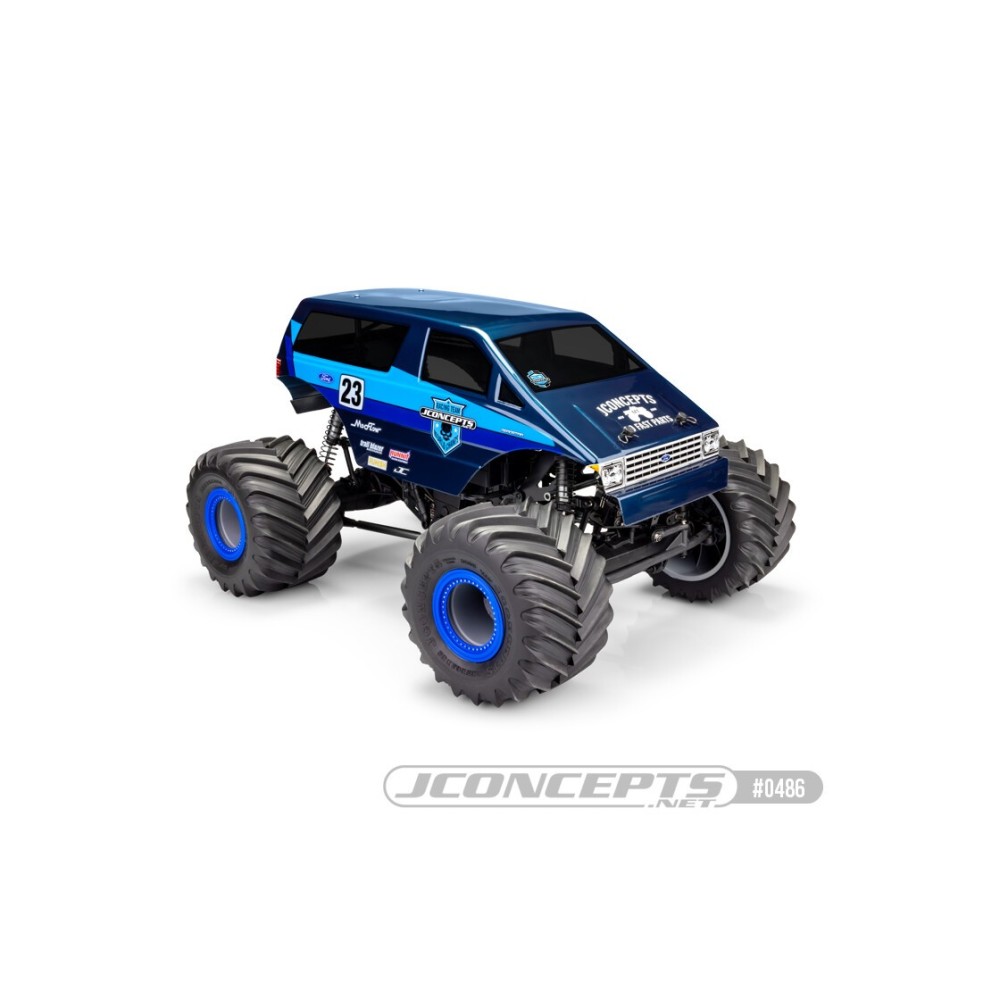 JConcepts 1985 Ford Aerostar, Racer, 12.5 to 13.0 WB Fits - Losi LMT, Axial SMT10, 12.5 to 13.0 WB JCO0486 JConcepts 1985 Ford Aerostar, Racer, 12.5 to 13.0 WB Fits - Losi LMT, Axial SMT10, 12.5 to 13.0 WB JCO0486