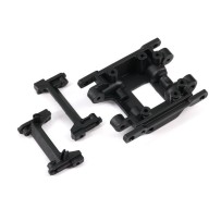 Parachoques y soportes con patín protector central Traxxas TRX9736