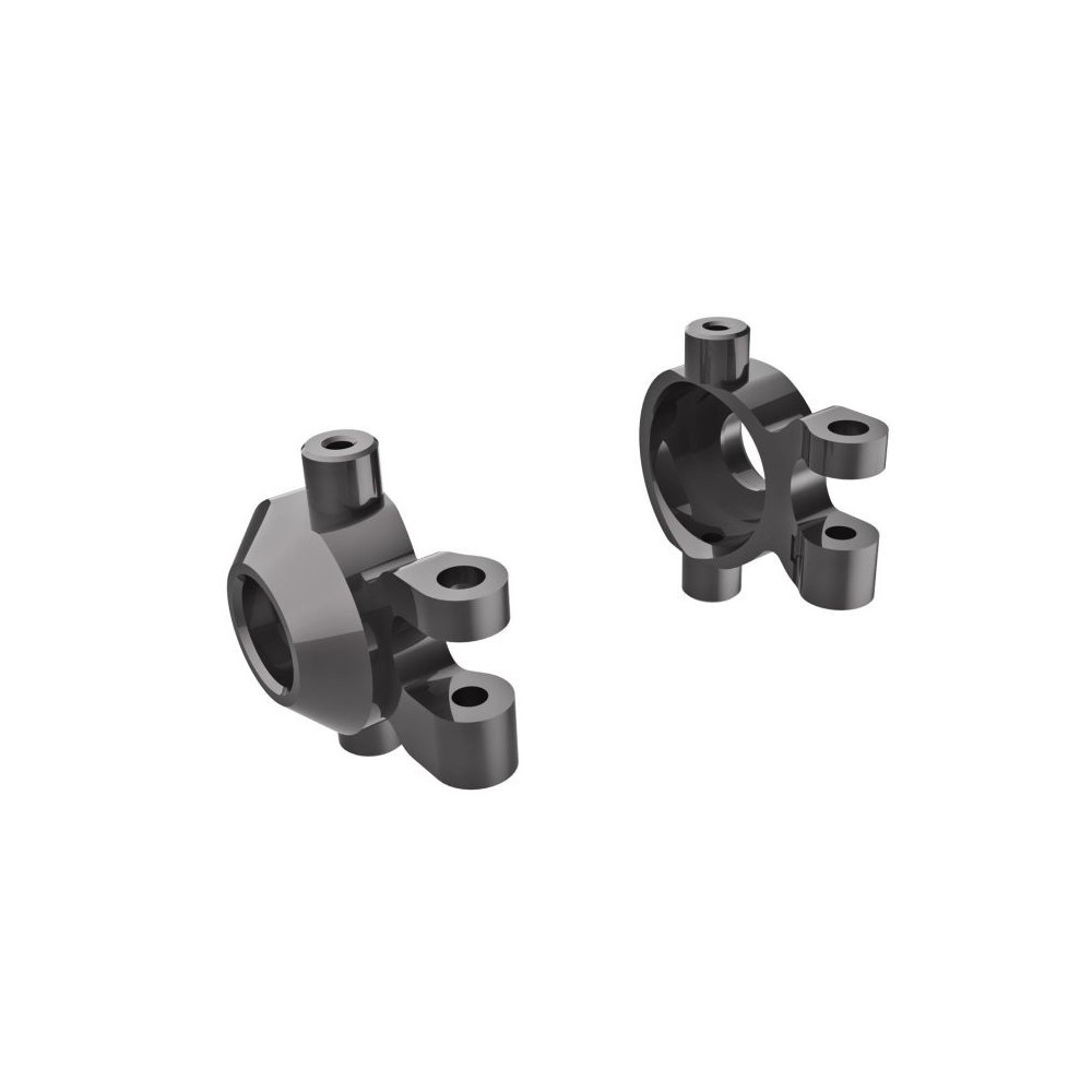 Bloque dirección aluminio gris Traxxas TRX9737-GRAY
