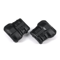 Cubierta de diferencial delantero y trasero negro Traxxas TRX-4M TRX9738