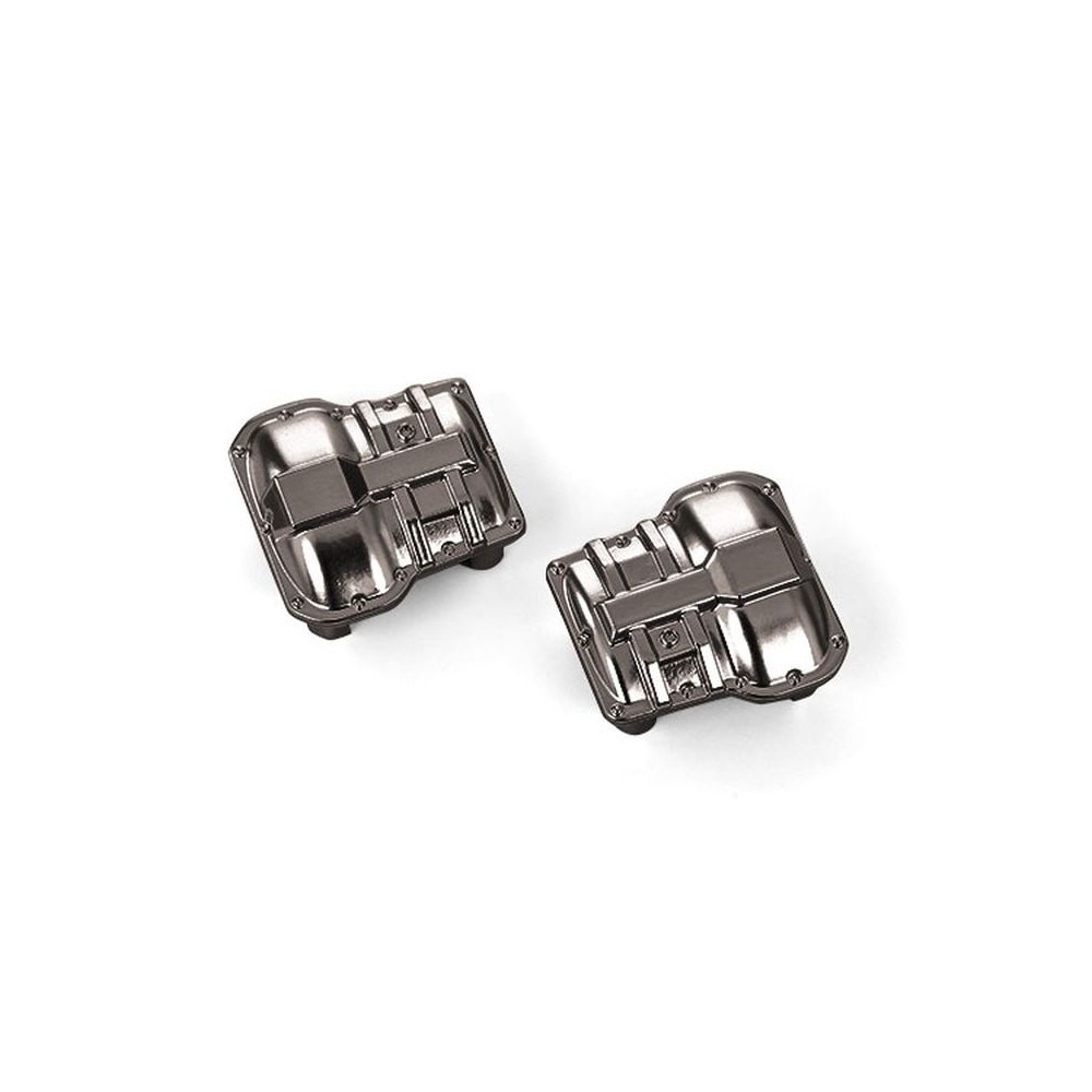Traxxas TRX-4M Differential cover front or rear black chrome (2) TRX9738-BLKCR