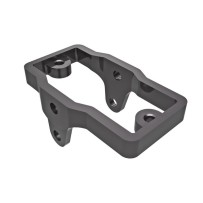 Traxxas Servo mount 6061-t6 aluminum (dark titanium-anodized) TRX9739-GRAY