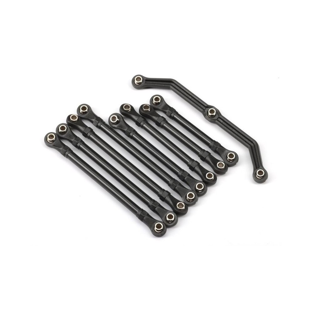 Traxxas complete Suspension link set (front-rear) includes steering link TRX9742R Traxxas complete Suspension link set (front-rear) includes steering link TRX9742R