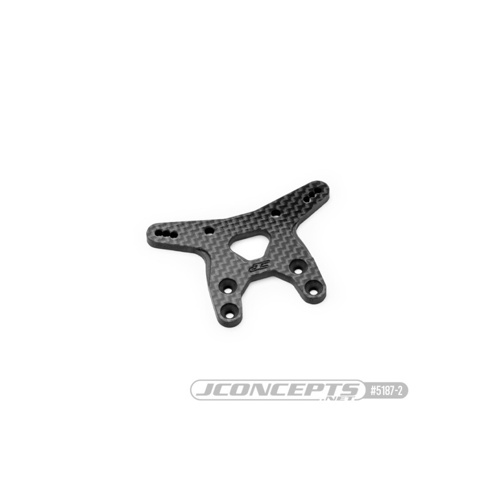 JConcepts RC10B7 carbon fiber front shock tower - black JCO5187-2 JConcepts RC10B7 carbon fiber front shock tower - black JCO5187-2