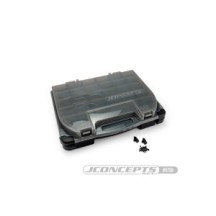 JConcepts tool box withupper storage, black / smoke gray JCO5130-28