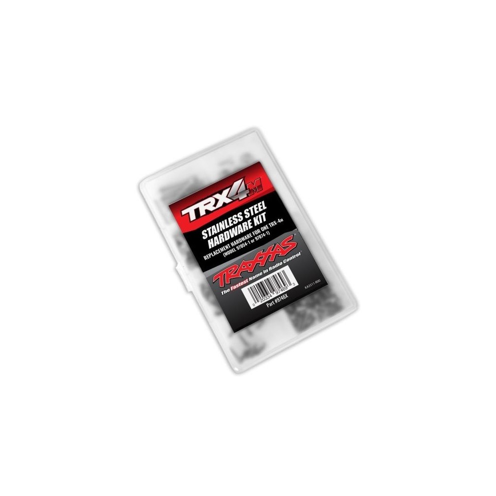 Traxxas complete stainless steel Hardware kit TRX9746X Traxxas complete stainless steel Hardware kit TRX9746X