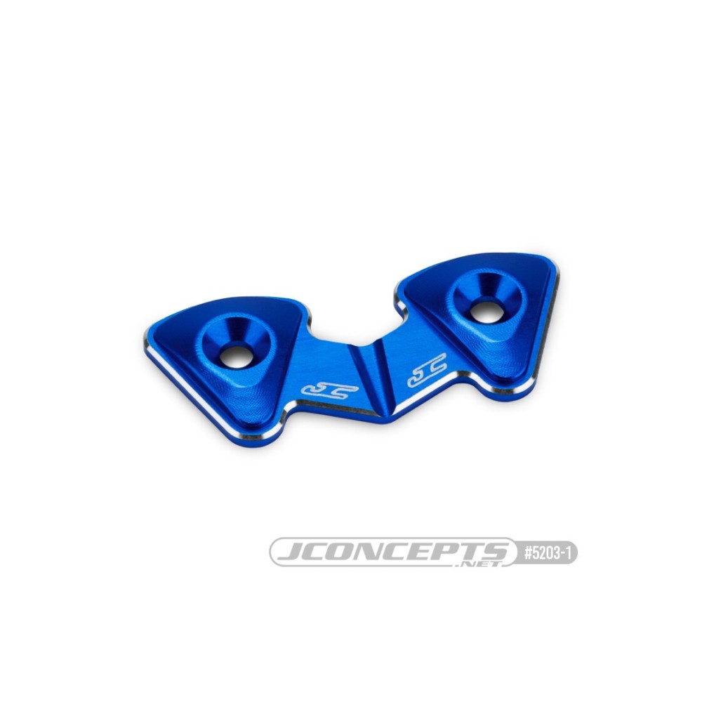 JConcepts RC10B7 aluminum 1-piece rear wing button - blue JCO5203-1 JConcepts RC10B7 aluminum 1-piece rear wing button - blue JCO5203-1
