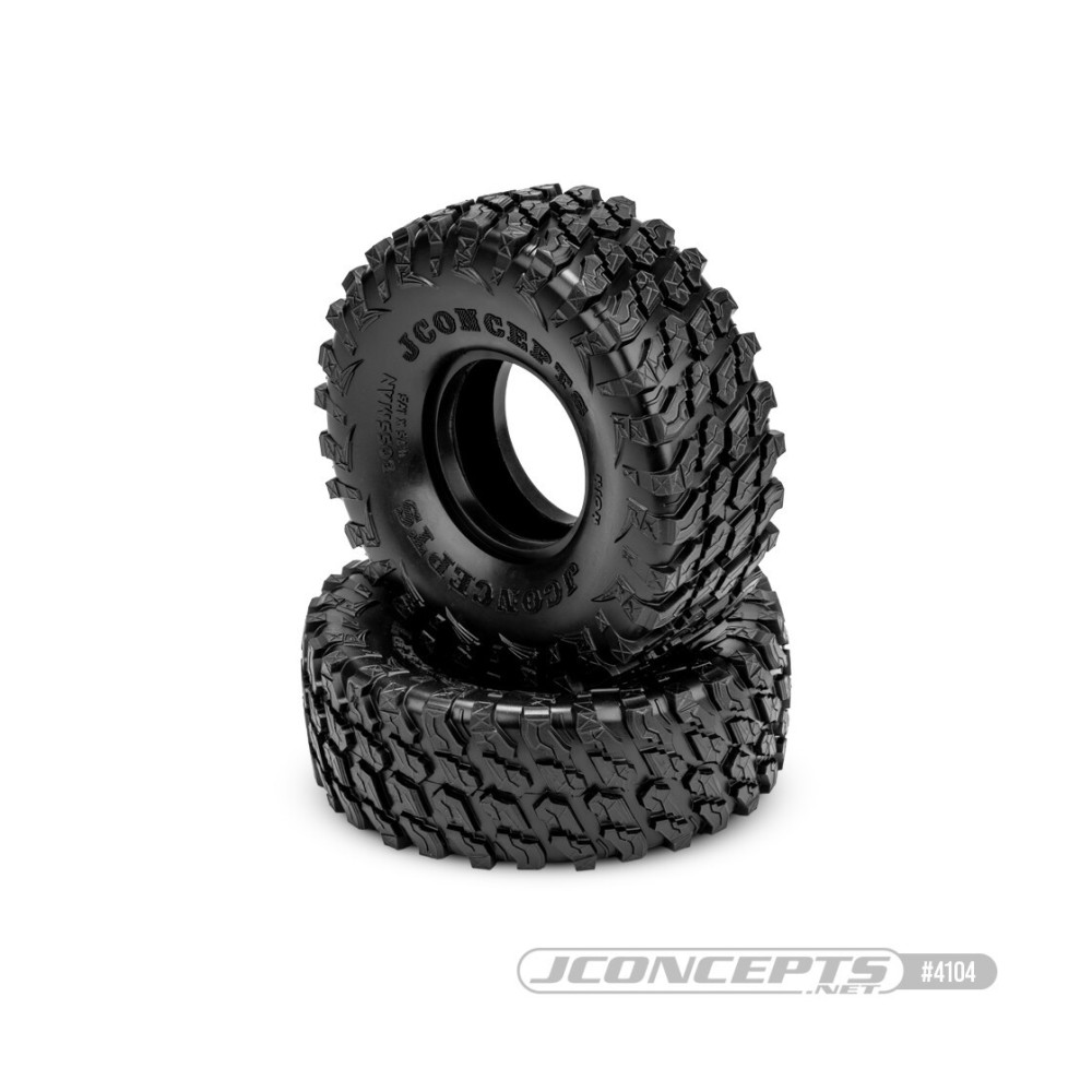 JConcepts Bossman - green compound Class 2, 1.9 scaler tire 4.75in ODFits 1.9 1:10th crawler wheel JCO4104-02 JConcepts Bossman - green compound Class 2, 1.9 scaler tire 4.75in ODFits 1.9 1:10th crawler wheel JCO4104-02