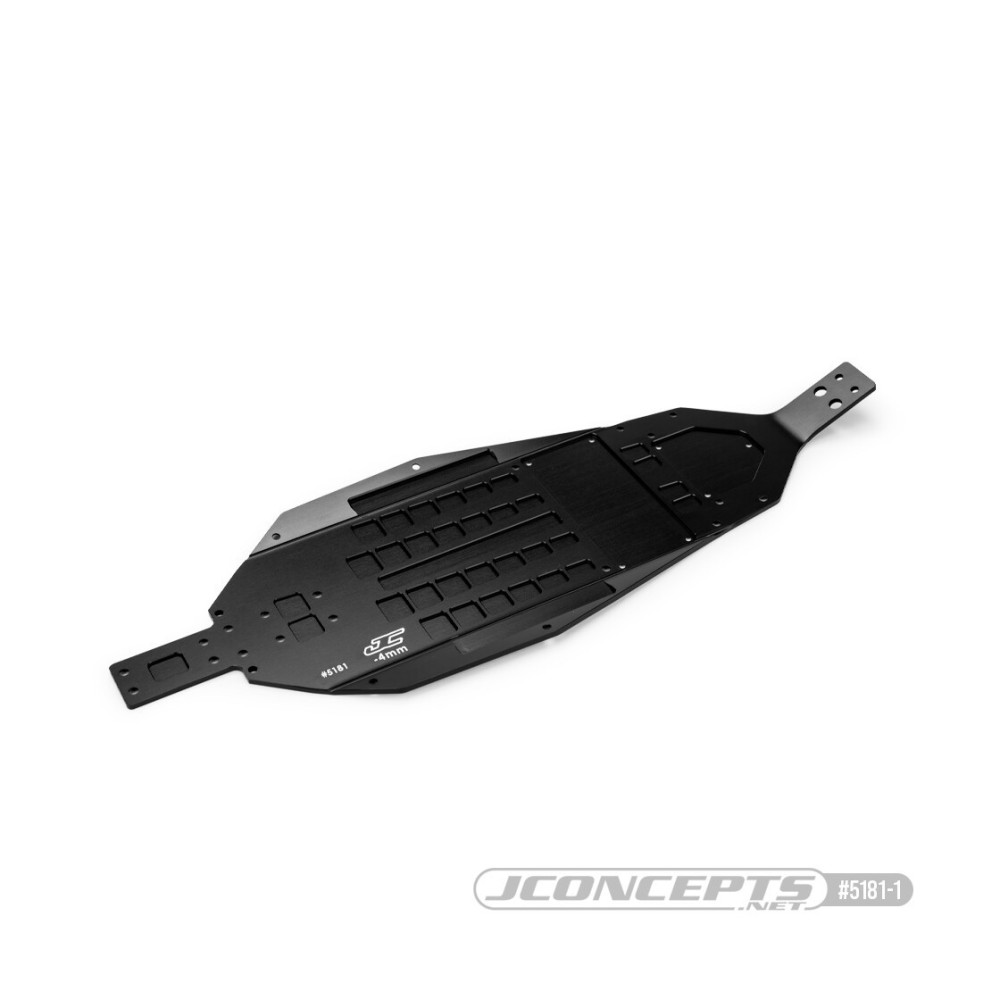 JConcepts RC10B7 chassis, -4mm, hard anodized - black JCO5181-2 JConcepts RC10B7 chassis, -4mm, hard anodized - black JCO5181-2