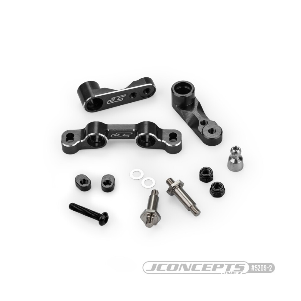 JConcepts RC10B7 RC10B7D steering kit, black JCO5209-2 JConcepts RC10B7 RC10B7D steering kit, black JCO5209-2