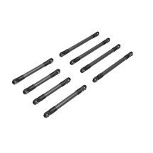 Set enlaces suspensión aluminio gris Traxxas TRX9749-GRAY