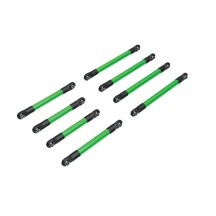 Set enlaces suspensión aluminio verde Traxxas TRX9749-GRN