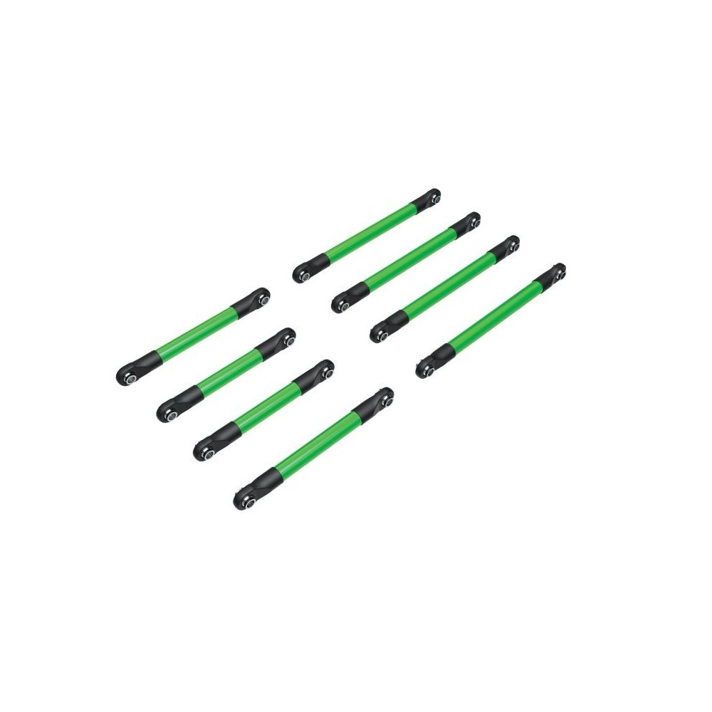 Set enlaces suspensión aluminio verde Traxxas TRX9749-GRN