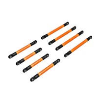 Set enlaces suspensión aluminio naranja Traxxas TRX9749-ORNG