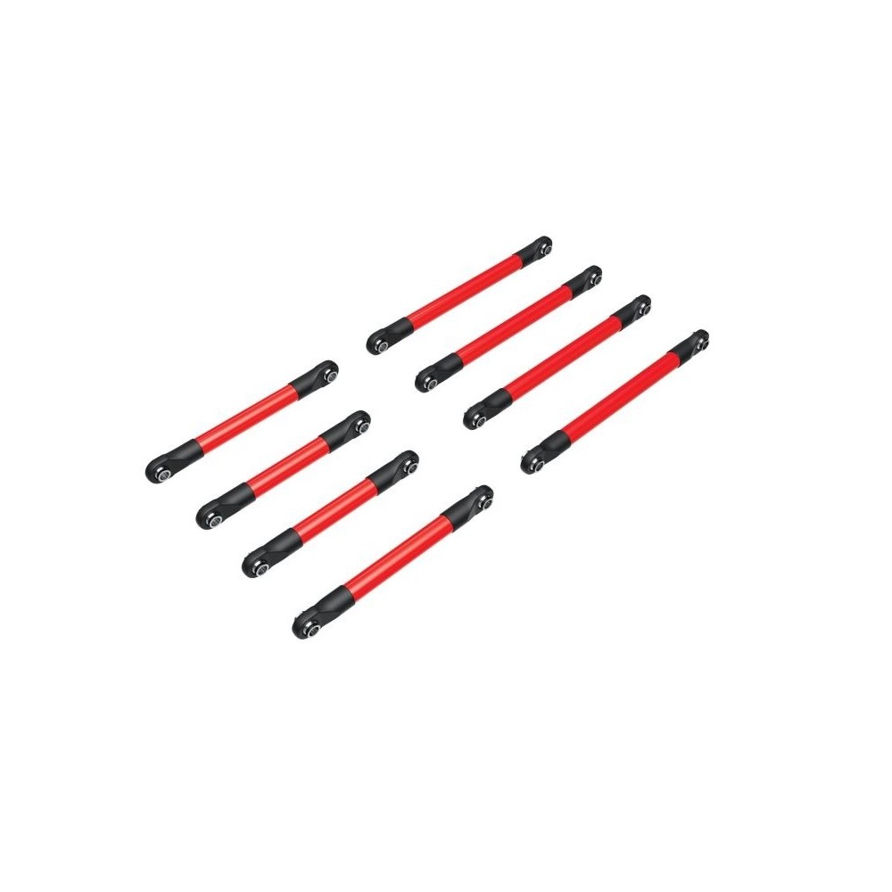 Set enlaces suspensión aluminio rojo Traxxas TRX9749-RED Set enlaces suspensión aluminio rojo Traxxas TRX9749-RED