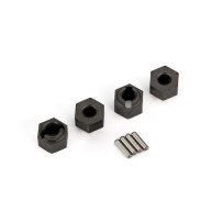 Traxxas Wheel hubs 7mm hex (4) axle pins (4) TRX9750