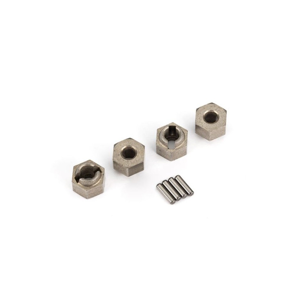 Traxxas Wheel hubs 7mm hex (steel) (4) with axle pins (4) TRX9750A Traxxas Wheel hubs 7mm hex (steel) (4) with axle pins (4) TRX9750A