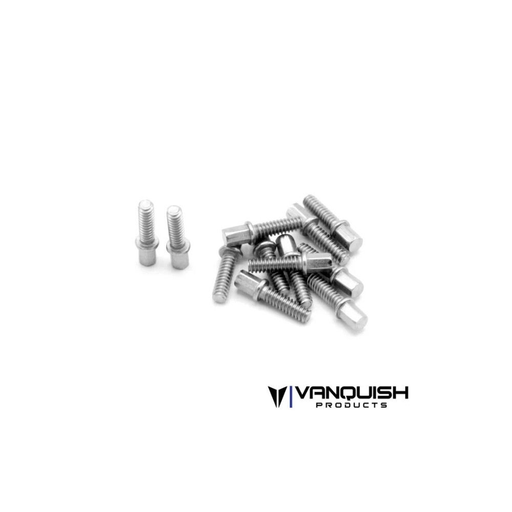 Vanquish Scale Stainless SLW Hub Screw Kit Ext VPS01704