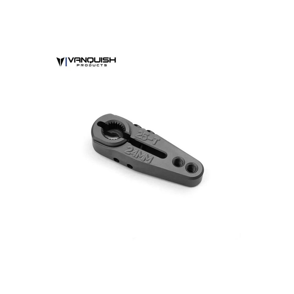 Vanquish Clamping Servo Horn 25T 24mm Grey VPS02410 Vanquish Clamping Servo Horn 25T 24mm Grey VPS02410