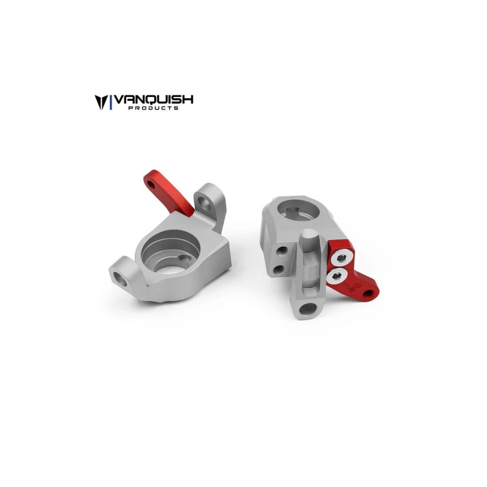 Vanquish Axial Wraith Steering Knuckles Clear Anodized VPS03201