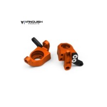 Vanquish Axial Wraith Steering Knuckles Orange Anodized VPS03202