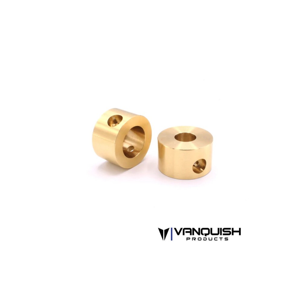 Vanquish Brass Rear Axle Cap Weights (2) VPS04004 Vanquish Brass Rear Axle Cap Weights (2) VPS04004