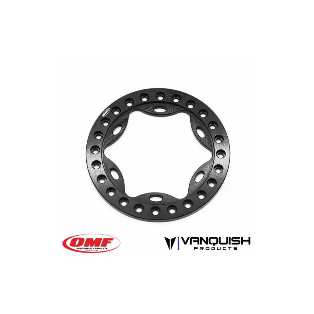 Vanquish OMF 1.9 Scallop Beadlock Black Anodized VPS05122 Vanquish OMF 1.9 Scallop Beadlock Black Anodized VPS05122