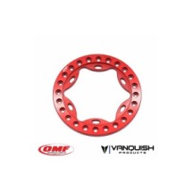 Vanquish OMF 1.9 Scallop Beadlock Red Anodized VPS05123