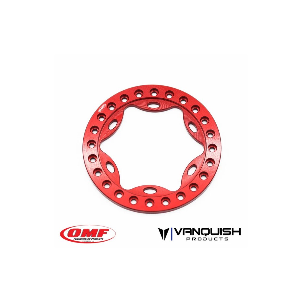 Vanquish OMF 1.9 Scallop Beadlock Red Anodized VPS05123 Vanquish OMF 1.9 Scallop Beadlock Red Anodized VPS05123