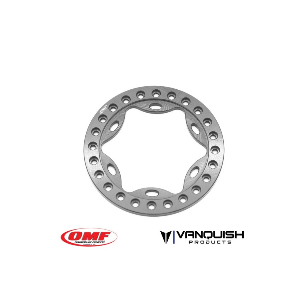 Vanquish OMF 1.9 Scallop Beadlock Grey Anodized VPS05126 Vanquish OMF 1.9 Scallop Beadlock Grey Anodized VPS05126