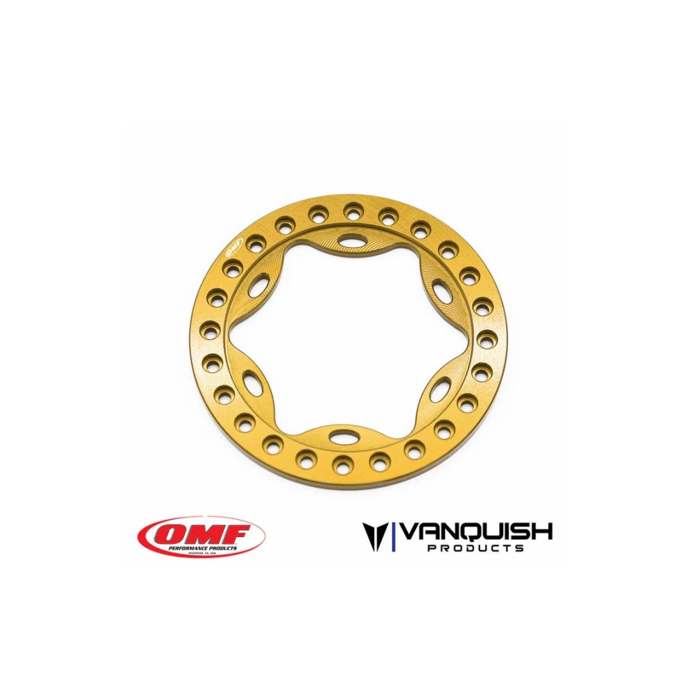 Vanquish OMF 1.9 Scallop Beadlock Gold Anodized VPS05129 Vanquish OMF 1.9 Scallop Beadlock Gold Anodized VPS05129