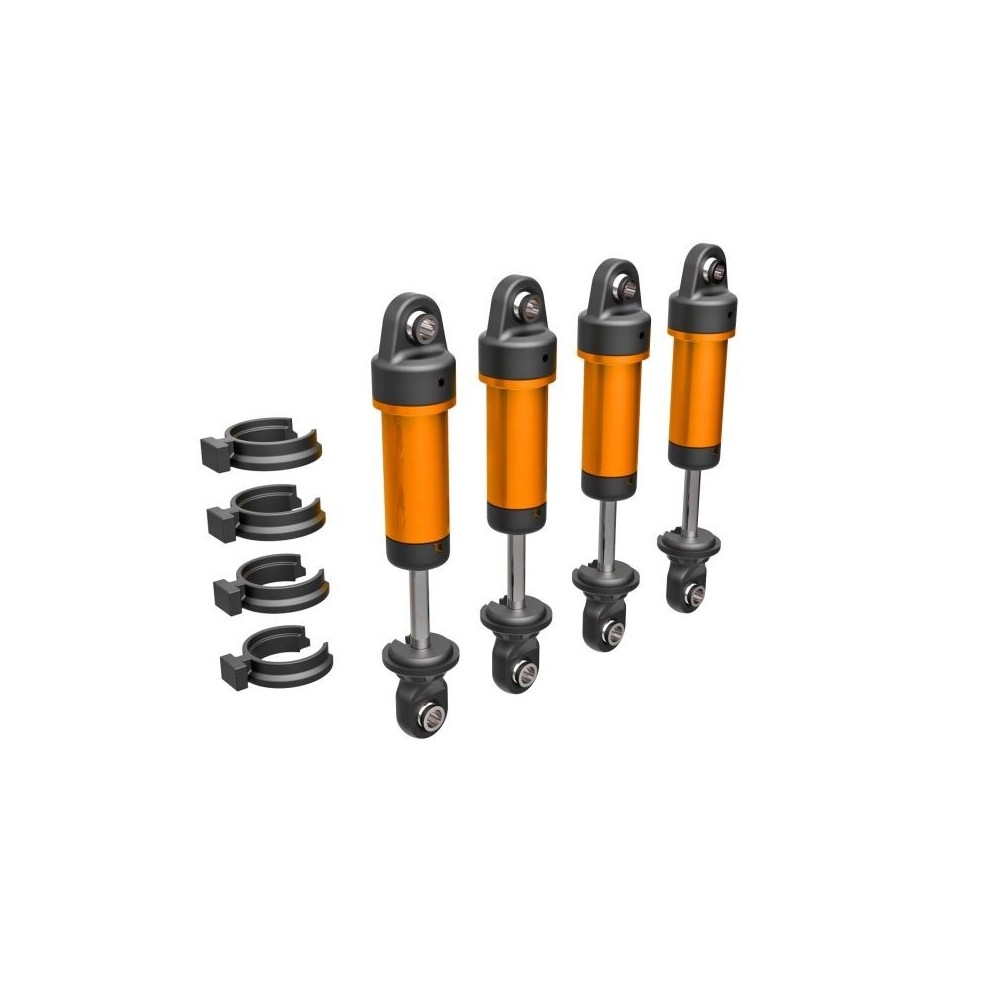 Amortiguadores GTM naranja anodizado Traxxas TRX9764-ORNG