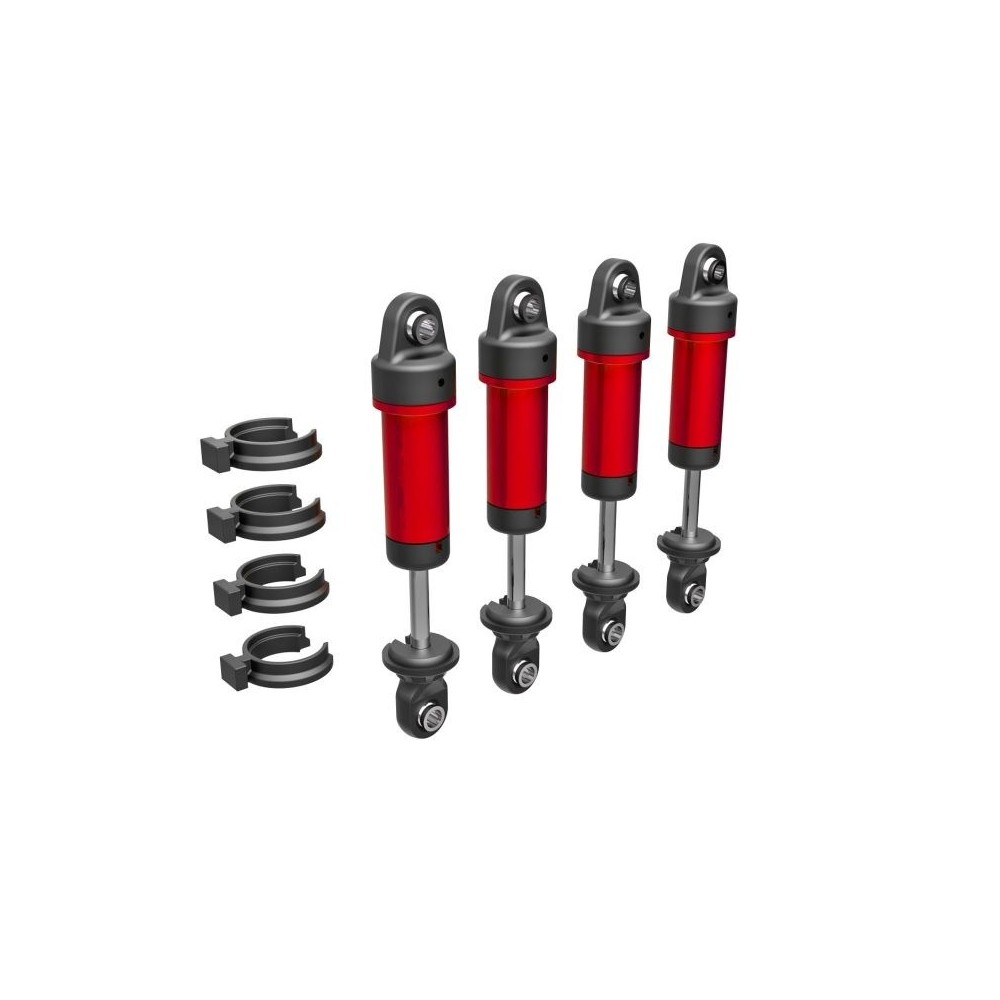 Amortiguadores GTM rojo anodizado Traxxas TRX9764-RED Amortiguadores GTM rojo anodizado Traxxas TRX9764-RED