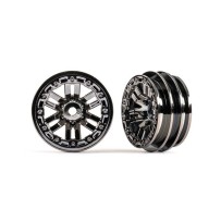 Ruedas 1.0 cromadas negras Traxxas TRX9768-BLKCR