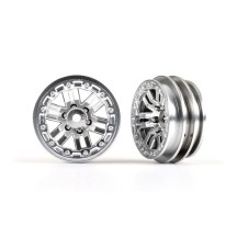Ruedas 1.0 cromadas satinadas Traxxas TRX9768-SATIN