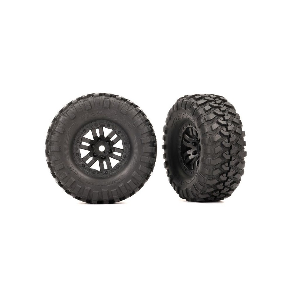 Ruedas montadas llantas negras Canyon Trail Traxxas Ruedas montadas llantas negras Canyon Trail Traxxas