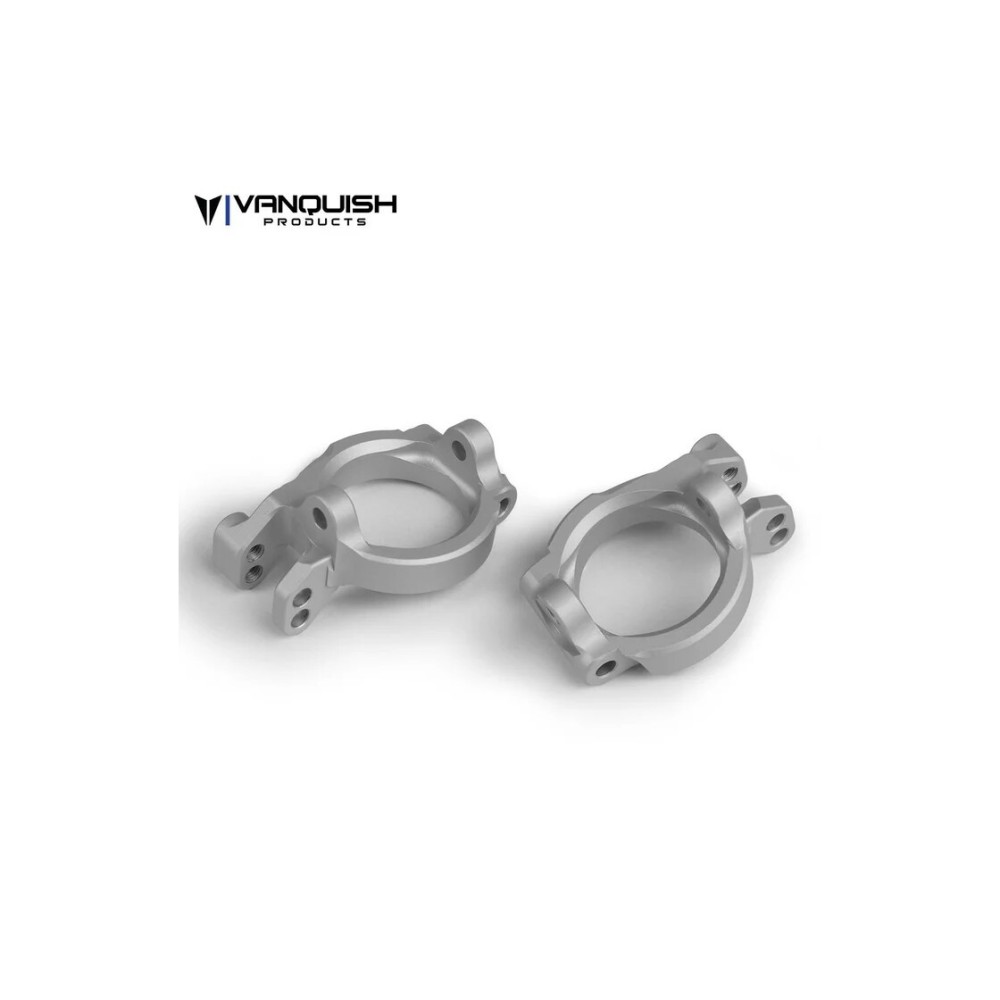 Vanquish Yeti Front Caster Blocks Clear Anodized VPS07581 Vanquish Yeti Front Caster Blocks Clear Anodized VPS07581