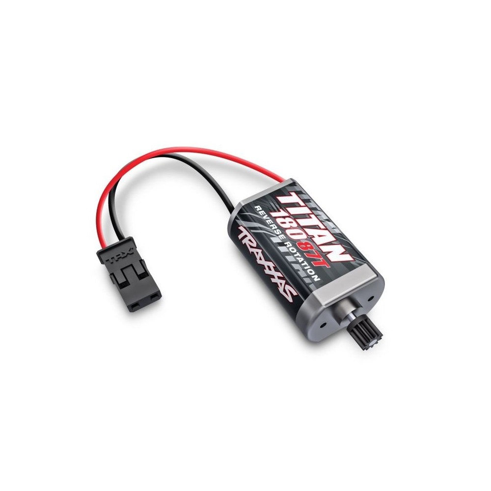 Traxxas Motor titan 87t (87-turn 180 size) and pinion gear 11-tooth (metal) TRX9775 Traxxas Motor titan 87t (87-turn 180 size) and pinion gear 11-tooth (metal) TRX9775