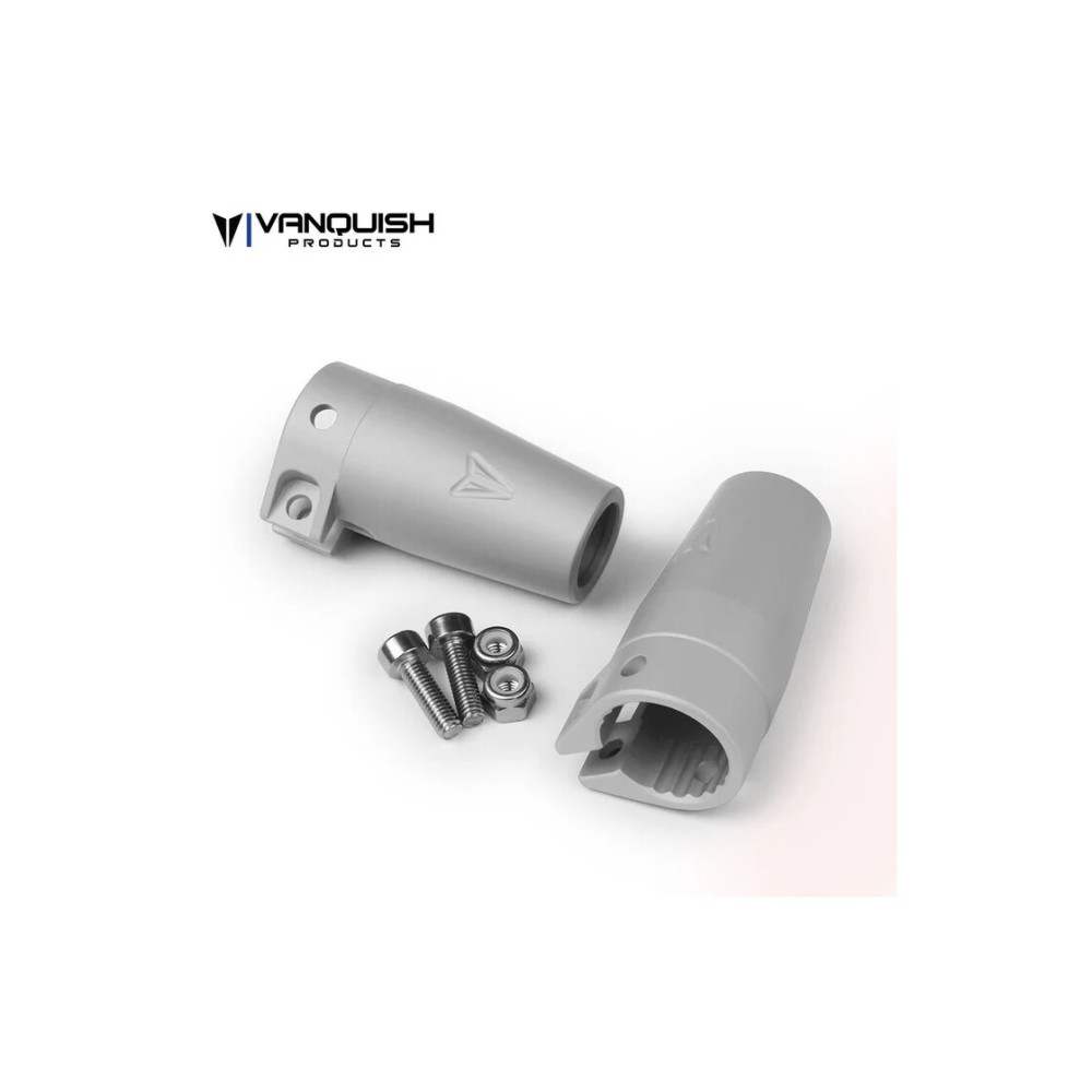Vanquish Axial Wraith / Yeti Clamping Lockouts Clear Anodized VPS07671 Vanquish Axial Wraith / Yeti Clamping Lockouts Clear Anodized VPS07671