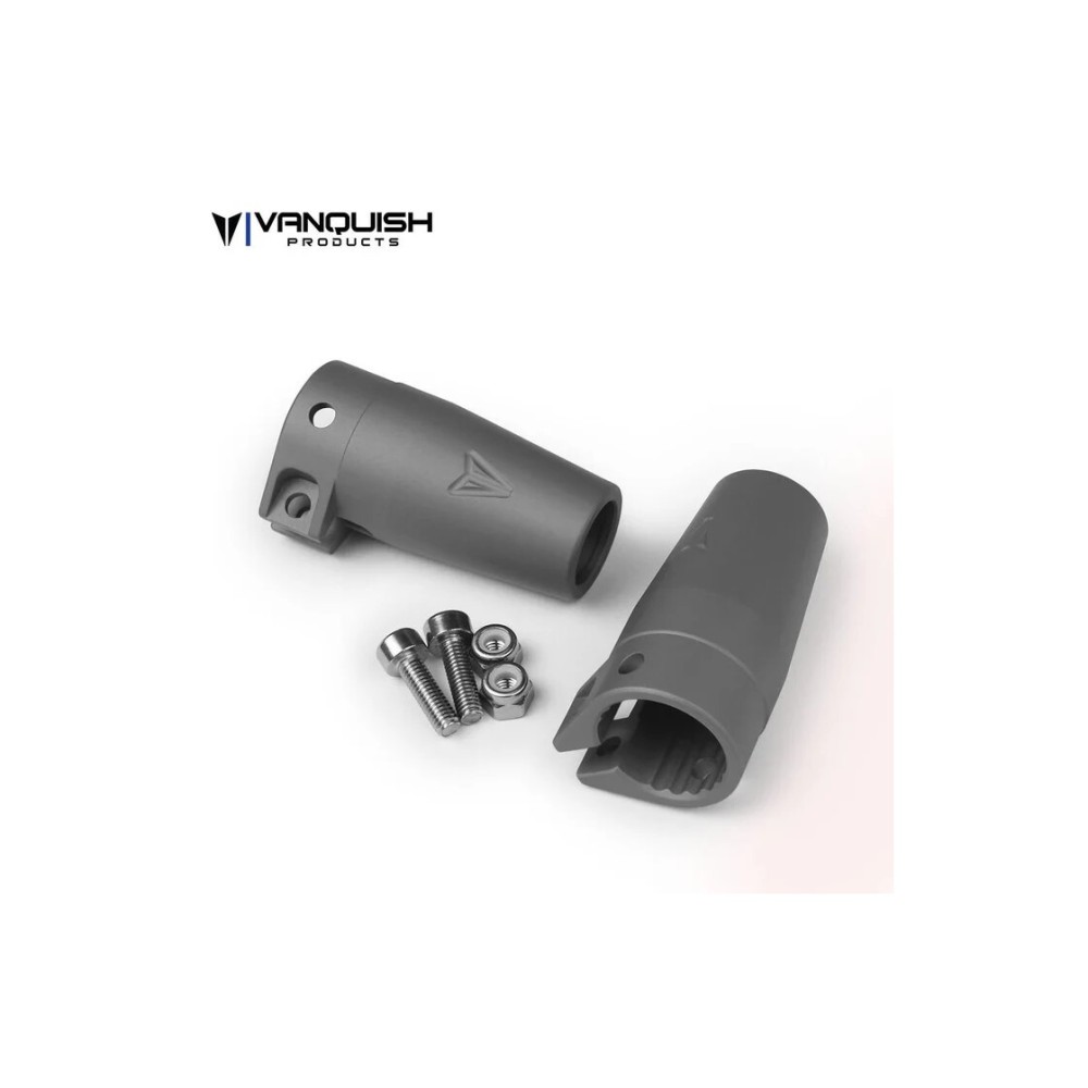 Vanquish Axial Wraith / Yeti Clamping Lockouts Grey Anodized VPS07672 Vanquish Axial Wraith / Yeti Clamping Lockouts Grey Anodized VPS07672