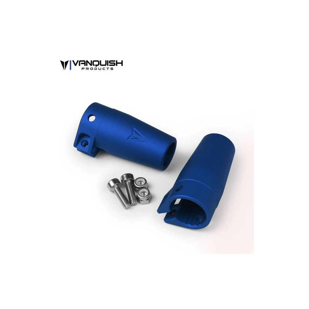 Vanquish Axial Wraith / Yeti Clamping Lockouts Blue Anodized VPS07675 Vanquish Axial Wraith / Yeti Clamping Lockouts Blue Anodized VPS07675