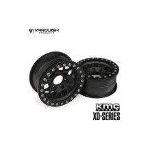 Vanquish KMC 1.9 XD127 Bully Black Anodized VPS07710