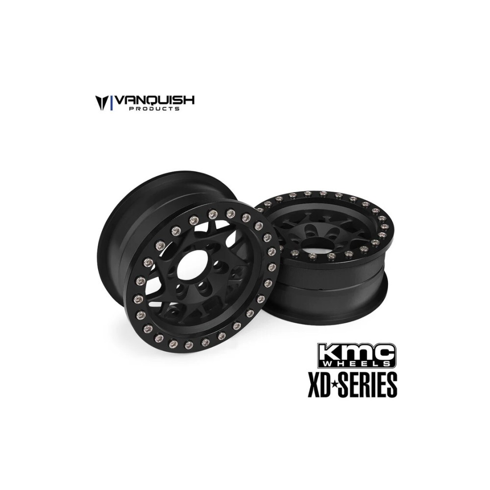 Vanquish KMC 1.9 XD127 Bully Black Anodized VPS07710 Vanquish KMC 1.9 XD127 Bully Black Anodized VPS07710