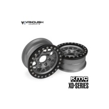Vanquish KMC 1.9 XD127 Bully Grey Anodized VPS07712