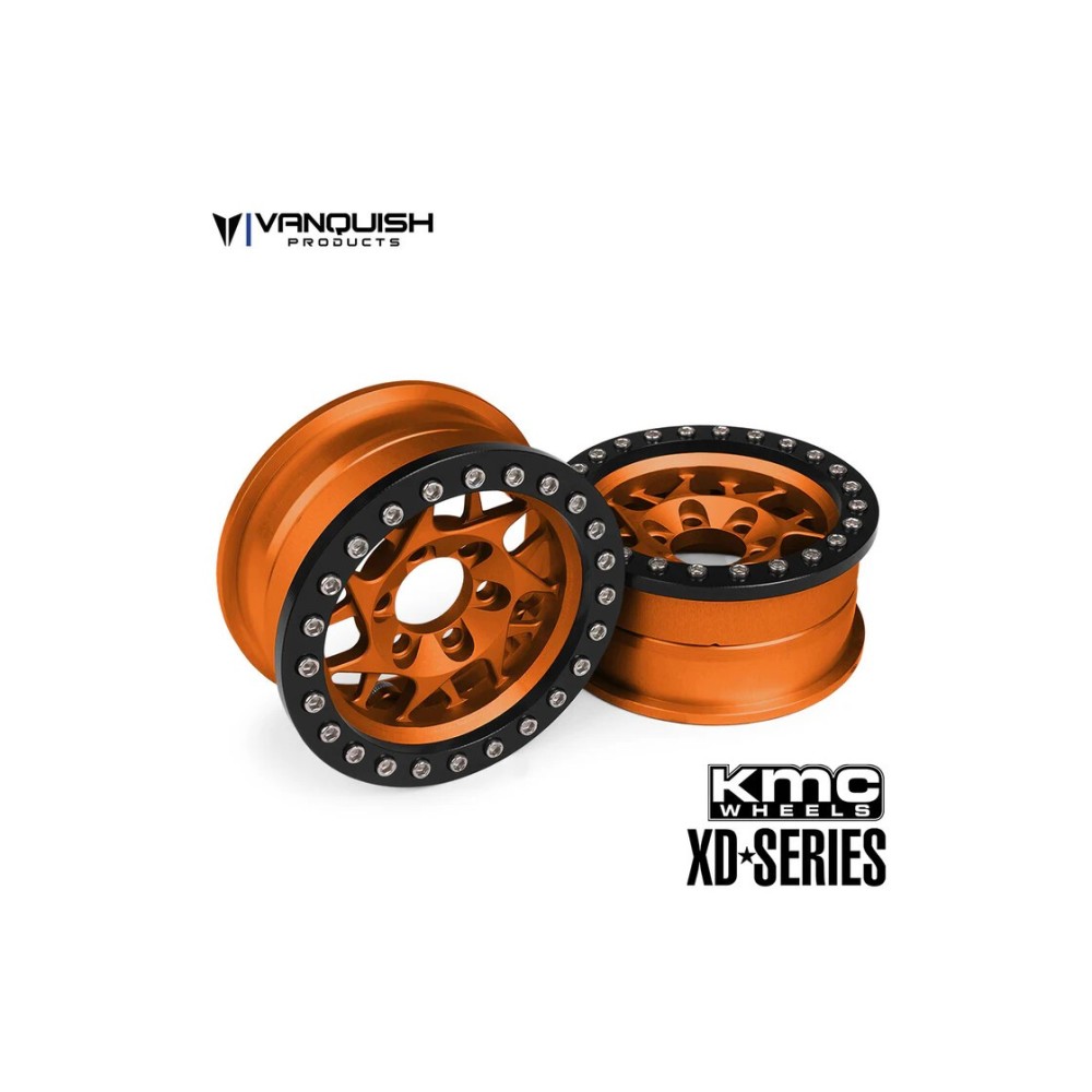 Vanquish KMC 1.9 XD127 Bully Orange Anodized VPS07715