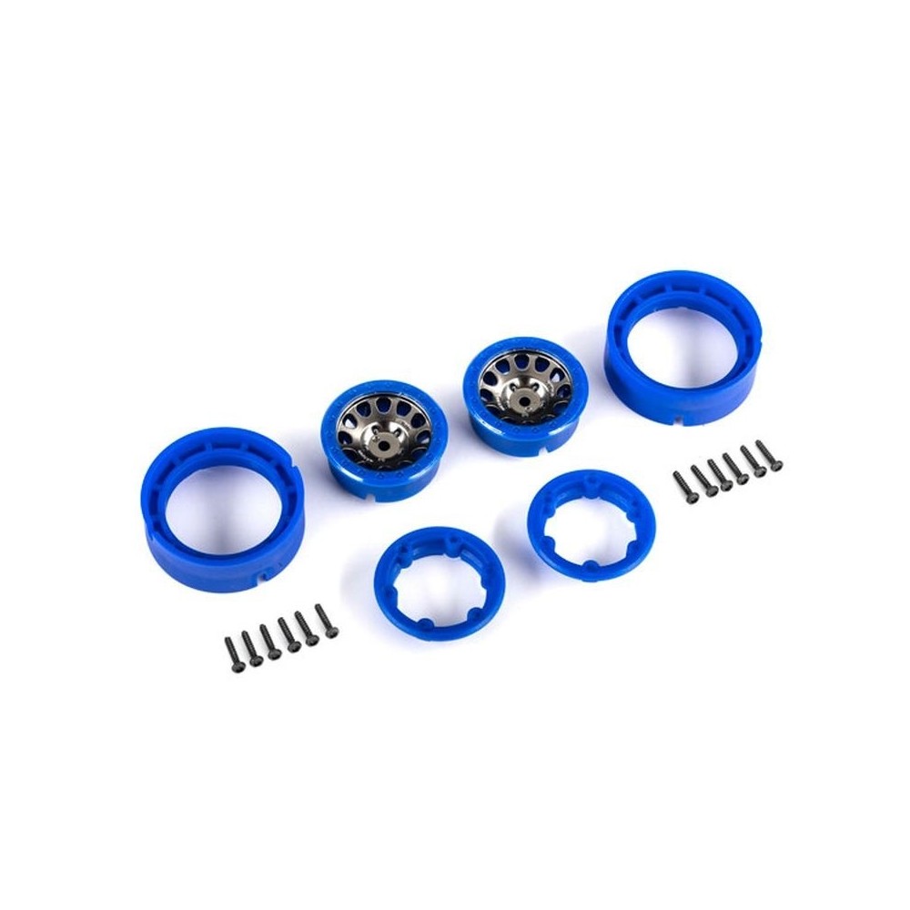 Traxxas Wheels 1.0 method race wheels 105 beadlock (satin black chrome) TRX9781-BLKBL Traxxas Wheels 1.0 method race wheels 105 beadlock (satin black chrome) TRX9781-BLKBL